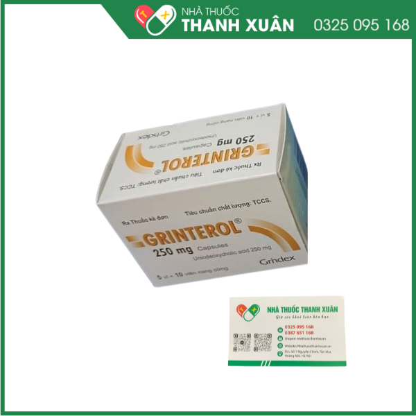 Grinterol 25 điều trị và cải thiện chức năng gan, mật